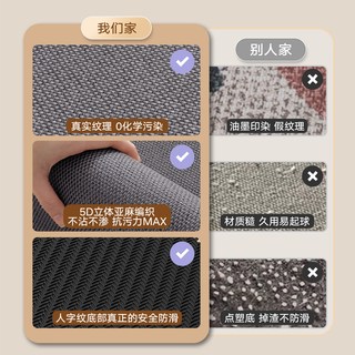 大江 防滑防油可擦免洗 厨房地垫
