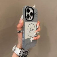 C ins 闪电皮卡二合一 iPhone17ProMax A色 液态硅胶 手机壳