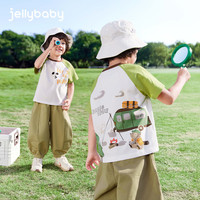 JELLYBABY 7A抗菌 粉色 90cm 儿童短袖T恤