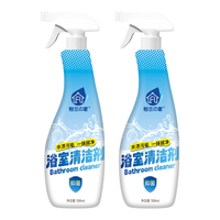 粉兰之家 浴室清洗剂 500ml*2 玻璃瓷砖除水垢清洁剂