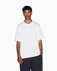 Armani Exchange 男士当代, 米白色 / 灰色全身