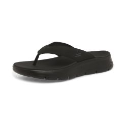 Skechers 斯凯奇 男式 Go Walk Flex 凉鞋, 黑色（Black Synthetic）, 6 UK