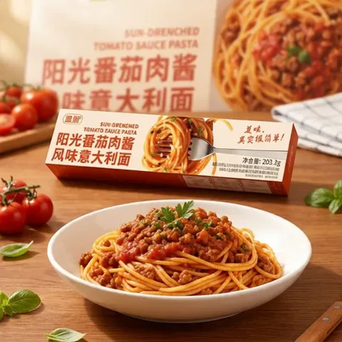 好世多 番茄/黑椒肉酱风味意面 203.3g*6盒
