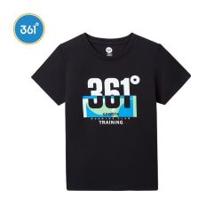 361° 儿童 轻氧元气 短袖T恤 针织棉感 男女童（多色可选）