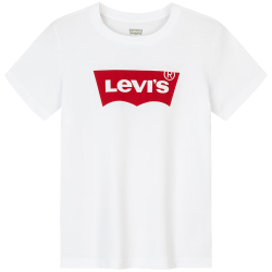 Levi's 男童纯棉短袖T恤 明亮白 130/64