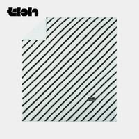 野兽派 T-B-H 野兽派家居 411250381 天丝三/四件套 夏凉被 150X210CM 蓝黑条纹