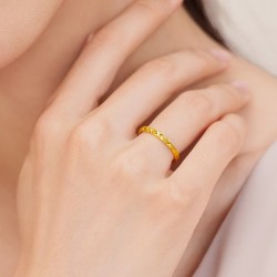 老庙黄金 碎碎冰戒指 1.39g 393015470110000