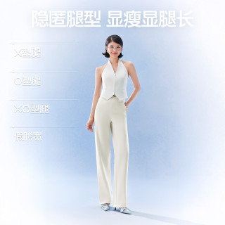 SIINSIIN 夏季女款休闲显瘦运动裤 珍珠白