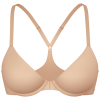 VICTORIA'S SECRET/维多利亚的秘密 优雅前扣式交叉背带钢圈3/4罩杯文胸 65H8裸色