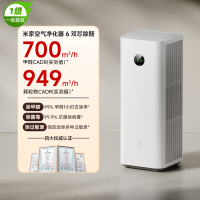 移动端、京东百亿补贴、看球季：米家 价保 618 小米空气净化器6双芯除醛家用除甲醛除菌除味除过敏原认证 京东自营