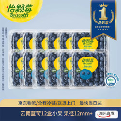 Driscoll's 云南蓝莓12mm+ 12盒装 约125g/盒