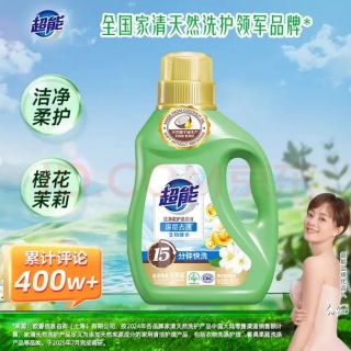 超能 洁净柔护洗衣液 750g