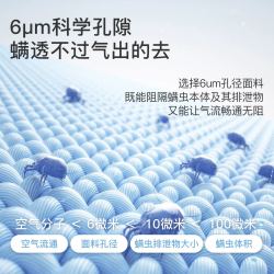 SUPRELLE 防螨四件套防螨虫被套床单笠枕套磨毛床上用品套件