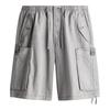 H&M 男装工装直筒休闲短裤