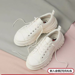 FILA LAVA 胖胖底 女款厚底帆布鞋
