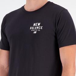 new balance 男款针织上衣 运动休闲纯色时尚圆领半袖