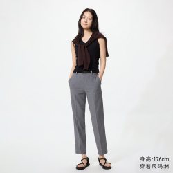 优衣库 女装 弹力九分裤 UQ482167000