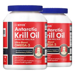 挪威NYO3阿蒙森南极磷虾油59%高海洋磷脂omega-3x2瓶
