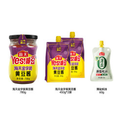海天 黄豆酱450g*2+780g+薄盐蚝油60g