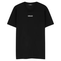 VERSACE/范思哲 男士刺绣棉质平纹针织修身T恤