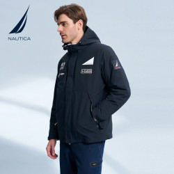 NAUTICA 男装冬季环保三防保暖休闲户外三合一厚外套JS3302