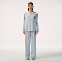 TEENIE WEENIE 高级感精致睡衣女套装夏季透气长袖长裤家居服两件套