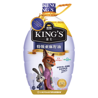 金龙鱼 KING'SX特级亚麻籽油4L 迪士尼疯狂动物城2