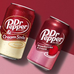 Dr Pepper 胡椒博士草莓奶油味碳酸饮料 355ml