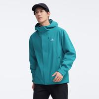Pioneer Camp/拓路者 青鸟冲锋衣硬壳男三合一防风防水透气外套 松石蓝 XL