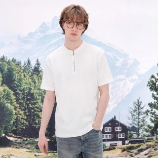 gxgjeans 男士华夫格短袖T恤