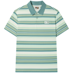 FILA 小狐狸Polo衫 男装短袖针织POLO衫