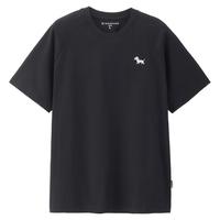 GIORDANO/佐丹奴 黑科技凉感小狗刺绣圆领插肩短袖T恤