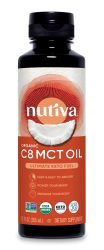 nutiva 有机C8中链MCT油 椰子提取 生酮能量支持 354ml