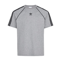 adidas 阿迪达斯经典舒适纯棉运动短袖T恤 中麻灰 2XL