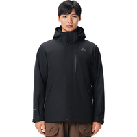 PELLIOT/伯希和 经典3.0山野冲锋衣三合一 黑色 XL 冲锋衣