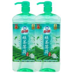 白猫 A类护手洗洁精 绿茶薄荷型 1kg*2瓶