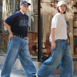 Gap/盖璞 纯棉Logo字母宽松短袖T恤