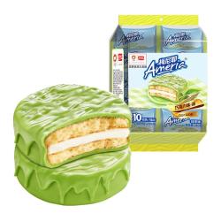 盼盼 梅尼耶巧克力味派抹茶味 10枚 蛋糕糕点