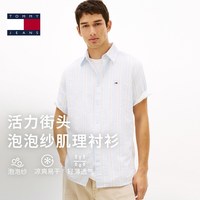 TOMMY HILFIGER 男士短袖衬衫 DM0DM22784
