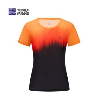 移动端：必迈 男女款魔方速干印花短袖 T 恤