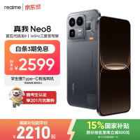 移动端、京东百亿补贴：真我 第五代骁龙8 智能手机  机甲灰 256GB 12GB