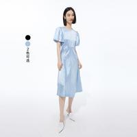 LILY 连衣裙气质夏季季高级感复古波点千金名媛光泽感裙子
