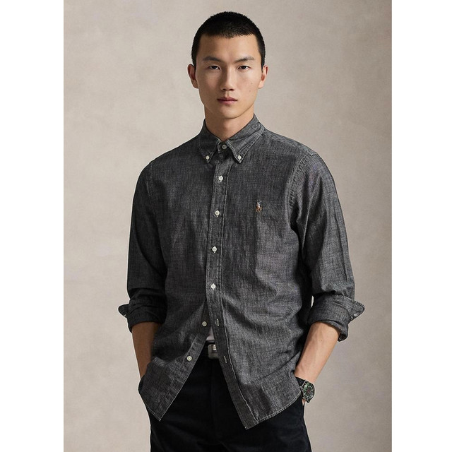 限新用户：RALPH LAUREN 男士经典版型 纯棉衬衫