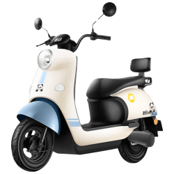 新日 丽曼电动摩托车 60v5块铅酸电池 76km长续航大踏板