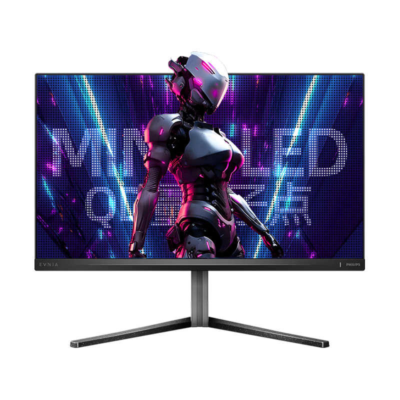 飞利浦 32M2N6800ML QD-MiniLED 4K 165Hz 31.5英寸 银黑色 电竞显示器