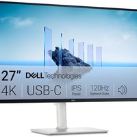 戴尔 S2725QC 27英寸 4K显示器 灰白色