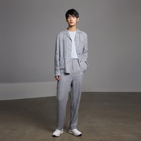 鄂尔多斯 ERDOS 男士纯亚麻夹克 E145J2099