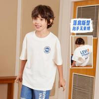 Levi's 李维斯 男童纯棉落肩短袖T恤