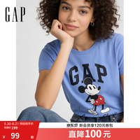 Gap 女装 纯棉卡通印花短袖T恤 887593