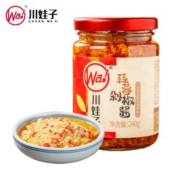 川娃子 辣椒酱 蒜蓉剁椒酱 240g*1瓶